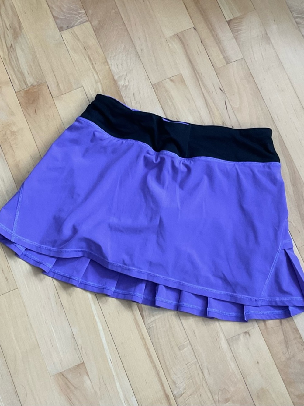 lululemon athletica Purple Skirt with bike shorts, size 4